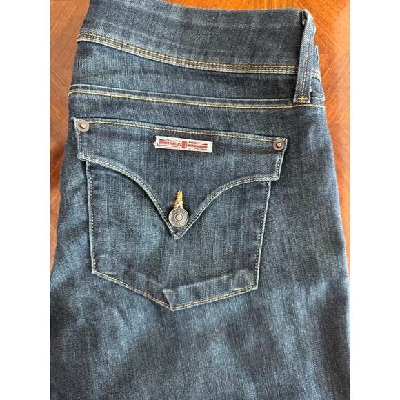Hudson Collin Flap Skinny Jeans Women’s Size 30 Dark Wash Denim - Picture 5 of 16